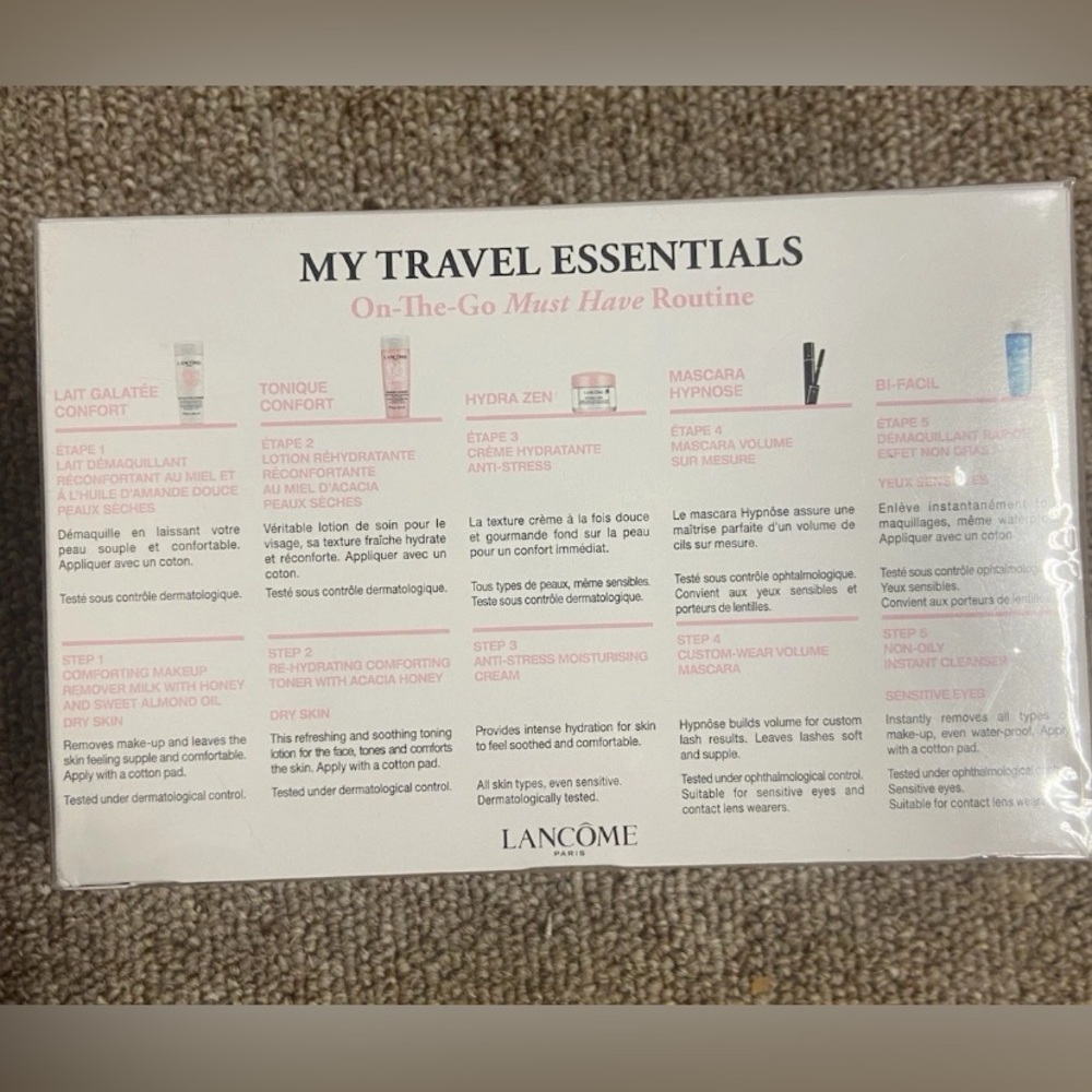 My Travel Essentials Set - Pink, Black, Blue - Picture 2 of 4